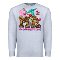 Heather Grey valentines day m a medical assistant Premium Sweatshirt - AdoDesignShop