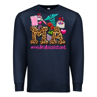 Navy valentines day m a medical assistant Premium Sweatshirt - AdoDesignShop