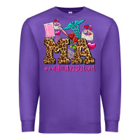 Purple valentines day m a medical assistant Premium Sweatshirt - AdoDesignShop