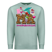 Seafoam valentines day m a medical assistant Premium Sweatshirt - AdoDesignShop