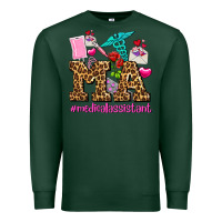 Sports Green valentines day m a medical assistant Premium Sweatshirt - AdoDesignShop