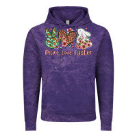 Cloud Purple Easter Day Peace love Easter Vintage Hoodie - OliviaCreatesArt