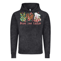 Vintage Black Easter Day Peace love Easter Vintage Hoodie - OliviaCreatesArt