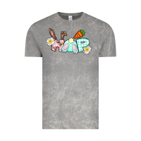 Cloud Rock Hop bunny Easter Day Vintage Tee - CowGirlArtShop