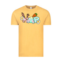 Vintage Mustard Hop bunny Easter Day Vintage Tee - CowGirlArtShop