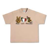 Burro Peace Love Mexicana Urban Heavy Tee - RanaPortraitStore