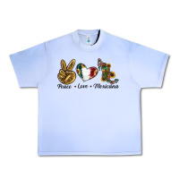 Grape Ice Peace Love Mexicana Urban Heavy Tee - RanaPortraitStore