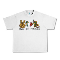Lunar Rock Peace Love Mexicana Urban Heavy Tee - RanaPortraitStore