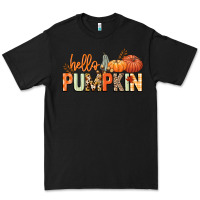 Black Hello pumpkin Premium Tee - NancyCooperArtShop