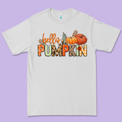 Hello Pumpkin Premium Tee Designed By Nancycooperartshop