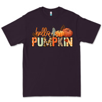 Plum Hello pumpkin Premium Tee - NancyCooperArtShop