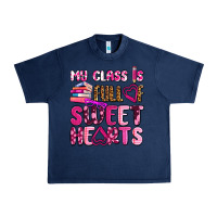 Navy my class is full of sweet hearts olivia Urban Heavy Tee - OliviaCreatesArt