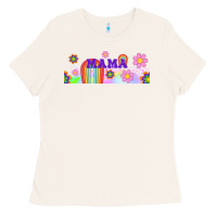 Bone boho retro floral mama Ladies Tee - TumblerDesignByShophia