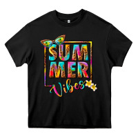 Black summer vibes Heavy Core Tee - NancyCooperArtShop