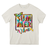 Cream summer vibes Heavy Core Tee - NancyCooperArtShop