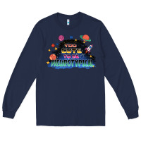 Navy Too cute to be neurotypical Long Sleeve Tee - FaDigitalArtStudio