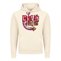 Vintage Artic Valentine's Day love vacant Vintage Hoodie - FaDigitalArtStudio