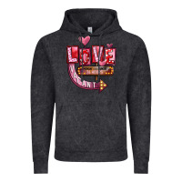 Vintage Black Valentine's Day love vacant Vintage Hoodie - FaDigitalArtStudio