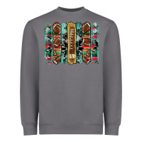 Storm football serape cowhide turquoise glitter  brushstrokes Heavyweight Sweatshirt - Artiststas