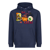 Navy the boo crew Heavyweight Hoodie - AdoDesignShop