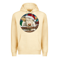 Pina Colada Charolais Cow Christmas Premium Hoodie - RanaPortraitStore