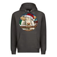Smoke Charolais Cow Christmas Premium Hoodie - RanaPortraitStore