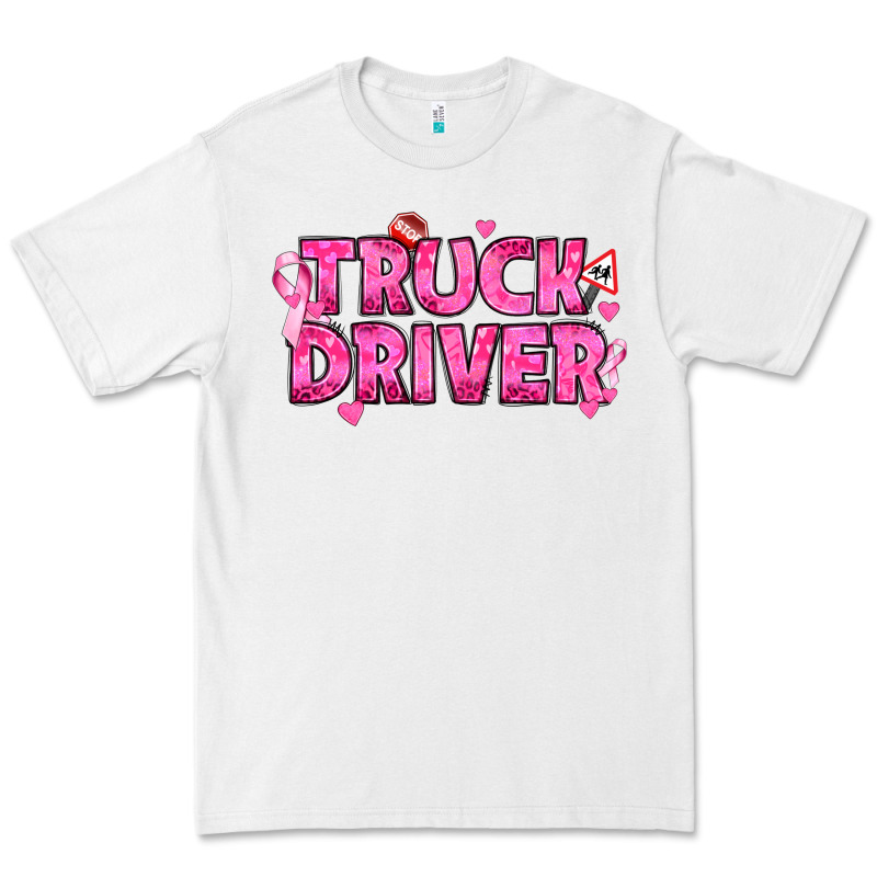 Breast Cancer Truck Driver Premium Tee by texasbilliewilder | Teevron