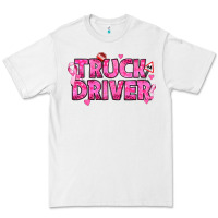 White Breast Cancer truck driver Premium Tee - texasbilliewilder