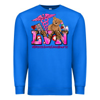 True Royal valentines day lvn licensed vocational nurse Premium Sweatshirt - AdoDesignShop