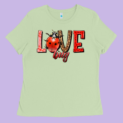 Love Bug Ladies Tee Designed By Howdyjamesfarm