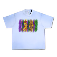 Grape Ice mardi gras brushstroke Urban Heavy Tee - OliviaCreatesArt