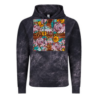 Cloud Black Western Landrace Pig With Sunflowers Seamless Vintage Hoodie - FaDigitalArtStudio