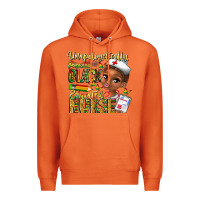 Carrot unapologetically pretty black educated nurse Premium Hoodie - CowhideDigitalArt