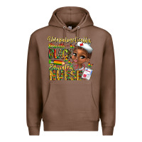 Chestnut unapologetically pretty black educated nurse Premium Hoodie - CowhideDigitalArt