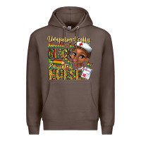 Coffee unapologetically pretty black educated nurse Premium Hoodie - CowhideDigitalArt