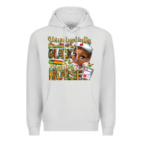 Dove Grey unapologetically pretty black educated nurse Premium Hoodie - CowhideDigitalArt