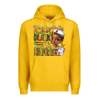 Lemon unapologetically pretty black educated nurse Premium Hoodie - CowhideDigitalArt
