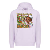 Lilac unapologetically pretty black educated nurse Premium Hoodie - CowhideDigitalArt