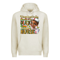 Oatmeal Heather unapologetically pretty black educated nurse Premium Hoodie - CowhideDigitalArt
