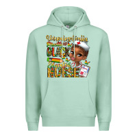 Seafoam unapologetically pretty black educated nurse Premium Hoodie - CowhideDigitalArt