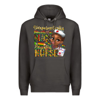 Smoke unapologetically pretty black educated nurse Premium Hoodie - CowhideDigitalArt
