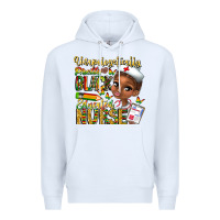 White unapologetically pretty black educated nurse Premium Hoodie - CowhideDigitalArt