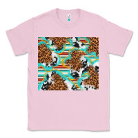Bubblegum Pink serape cowhide and leopard with glitter Classic Tee - TumblerDesignByShophia