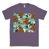 Lavender serape cowhide and leopard with glitter Classic Tee - TumblerDesignByShophia