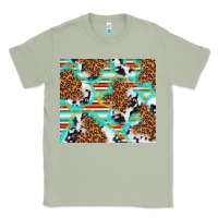 Matcha serape cowhide and leopard with glitter Classic Tee - TumblerDesignByShophia