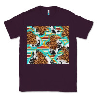 Plum serape cowhide and leopard with glitter Classic Tee - TumblerDesignByShophia