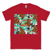 Red serape cowhide and leopard with glitter Classic Tee - TumblerDesignByShophia