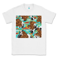 White serape cowhide and leopard with glitter Classic Tee - TumblerDesignByShophia