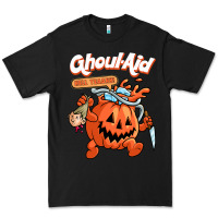 Black cool ghoul aid funny ghoul pumpkin cute meme halloween t shirt Premium Tee - maiPhamDesign