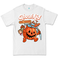 White cool ghoul aid funny ghoul pumpkin cute meme halloween t shirt Premium Tee - maiPhamDesign